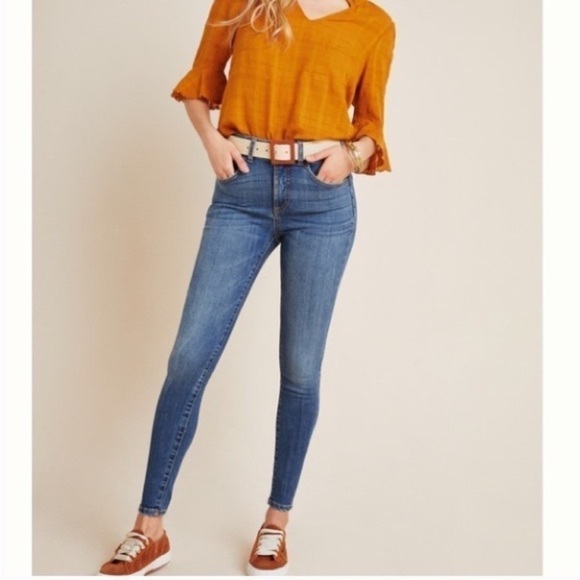 ANTHROPOLOGIE Pilcro And The Letterpress High Rise Denim Leggings - Picture 5 of 13